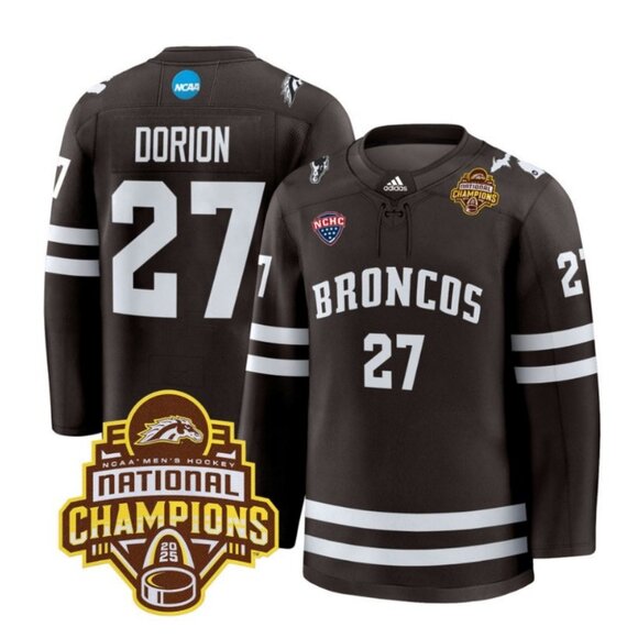 Mens Dan Dorion Brown Jersey 2025 National CH Stitched